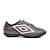Chuteira Umbro Society Infantil Fast II Grafite, Preto e Branco - Imagem 1