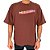Camisa Baw Oversized New Over Masculina Marrom - Imagem 1