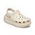 Sandália Crocs Classic Crush Clog Feminina Bege - Imagem 2