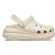 Sandália Crocs Classic Crush Clog Feminina Bege - Imagem 1