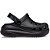 Sandália Crocs Classic Crush Clog Feminina Preta - Imagem 1