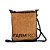 Bolsa Farm Astral Artesanal Marrom e Preto - Imagem 1
