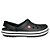 Sandália Crocs Crocband Clog Unissex Preto, Branco e Vermelho - Imagem 1