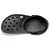 Sandália Crocs Crocband Clog Unissex Preto, Branco e Vermelho - Imagem 4