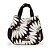 Bolsa Farm Mimo Copabanana Branco e Preto - Imagem 1