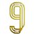 Personalização Número Flamengo Jogo III 2025 Dourado e Branco - Imagem 11