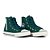 Tênis Converse All Star Chuck Taylor Cano Alto Infantil Verde/Branco - Imagem 2