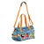Bolsa FARM Viva Patch Rio Azul Jeans/Marrom - Imagem 2