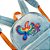 Mochila FARM Xodó Patch Rio Azul Jeans/Marrom - Imagem 2