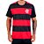Camisa Braziline Flamengo Torcer Básica Masculina Preto/Vermelho - Imagem 1