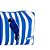 Maxi Necessaire Farm Ora Bolas G Arara Listrada Off White/Azul - Imagem 3