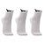 Kit Meia Mizuno Training Cano Curto Branco/Preto - Imagem 2