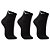 Kit Meia Mizuno Training Cano Curto Preto/Branco - Imagem 1