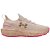 Tênis Under Armour Charged Quicker 2 Feminino Bege/Rosa - Imagem 1