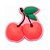 Jibbitz Crocs Cereja Vermelha - Imagem 1