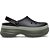 Sandália Crocs Classic Stacked Clog Feminino Preto/Cinza - Imagem 1