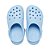 Sandália Crocs Classic Clog Infantil Unissex T Blue - Imagem 5