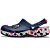 Sandália Crocs Mickey Friends Classic Infantil Marinho, Branco - Imagem 3