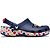 Sandália Crocs Mickey Friends Classic Infantil Marinho, Branco - Imagem 1
