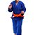 Kimono torah judo trançado adulto azul - Imagem 2