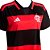 Camisa Adidas CR Flamengo 26 I Feminino Preto, Vermelho - Imagem 4