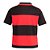 Camisa Adidas CR Flamengo Infantil 26 I Preto, Vermelho - Imagem 2