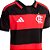 Camisa Adidas CR Flamengo Infantil 26 I Preto, Vermelho - Imagem 3