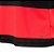 Camisa Adidas CR Flamengo Infantil 26 I Preto, Vermelho - Imagem 5