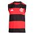 Camiseta Adidas Sem Mangas CR Flamengo 26 I Preto, Vermelho - Imagem 1