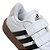 Tênis Adidas VL Court 3.0 Infantil Branco, Preto, Caramelo - Imagem 7