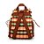 Bolsa Farm Pipoquinha Xadrez Multi Marrom Colors - Imagem 3