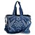 Bolsa Farm Carioca Lenço Tropical Azul Jeans - Imagem 1