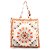 Bolsinha Farm Me Leva Florejo Off White Bege Azul Marrom - Imagem 5