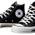 Tênis Converse All Star Chuck 70 Hi Cano Alto Unissex Preto Branco - Imagem 6
