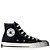Tênis Converse All Star Chuck 70 Hi Cano Alto Unissex Preto Branco - Imagem 5