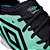 Chuteira Umbro Society Top Speed Verde Aqua - Imagem 8