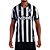 Camisa Mizuno Botafogo I 26/27 Masculino Branco e Preto - Imagem 1