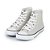 Tênis Converse All Star Chuck Taylor Cano Alto Infantil Cinza - Imagem 4