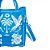 Bolsa Farm Mimo Lenço Tropical Azul e Branco - Imagem 3