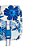 Bolsa Farm Fervo Hibisco do Mar Off White e Azul - Imagem 4