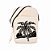 Bolsa Farm Gema Coconut Tree Carioca Off White e Preta - Imagem 1