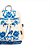 Bolsa Farm Pipoquinha Porcelain Off White e Azul - Imagem 4