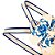 Bolsa Farm Pipoquinha Porcelain Off White e Azul - Imagem 5