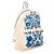 Mini Mochila Farm Borogodó Porcelain Off White e Azul - Imagem 2