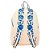 Mini Mochila Farm Borogodó Porcelain Off White e Azul - Imagem 3