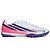 Chuteira Adidas Society F50 Hyperfast Club Branco, Azul e Rosa - Imagem 1