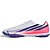 Chuteira Adidas Society F50 Hyperfast Club Branco, Azul e Rosa - Imagem 3