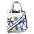 Lancheira Farm Ziriguidum Tropical ETC Off White e Azul - Imagem 2