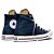 Tênis Converse All Star Chuck Taylor Cano Alto Marinho e Preto - Imagem 6