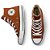 Tênis Converse All Star Chuck Taylor Marrom e Branco - Imagem 4